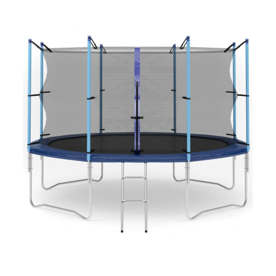 Купить Батут  Hop-Sport 14FT 427 см blue с внутренней сеткой в Киеве - фото №1